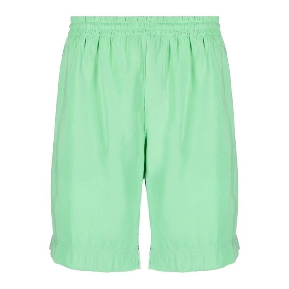 MSGM Men's Relaxed Fit Drawstring Waist Shorts Men GREEN Shirts